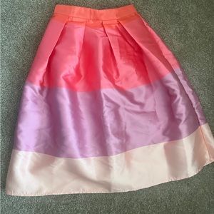 Chicwish LOLLIPOPS COLOR BLOCK PRINTED MIDI SKIRT